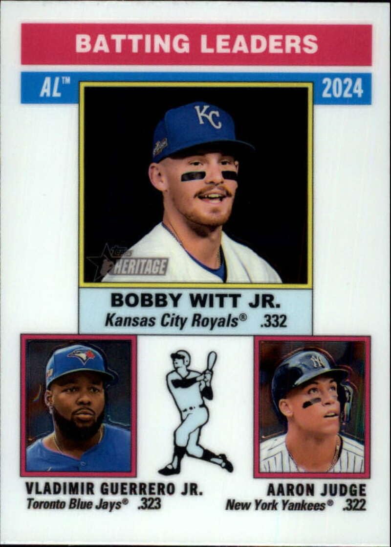 Amazon.com: 2025 Topps Heritage Baseball Chrome #192 Bobby Witt Jr